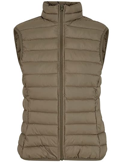 Ladies Light Puffer Vest — Olive