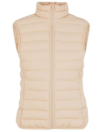 Ladies Light Puffer Vest — Sand