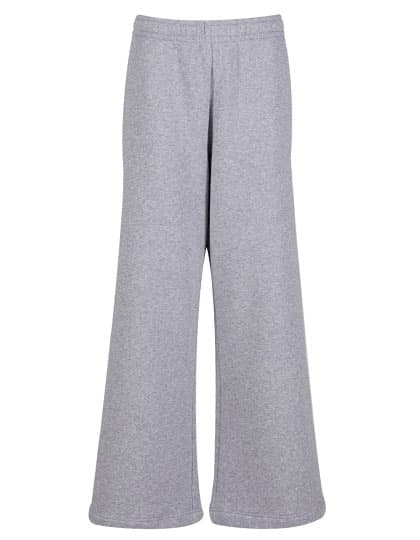 Ladies Wideleg Sweatpants — Heather Grey