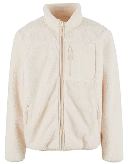 Bonded Sherpa Jacket — White Sand