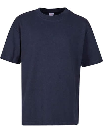 Kids Oversized Tee — Navy