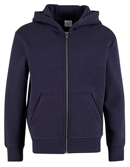 Kids Oversized Zip Hoody — Navy