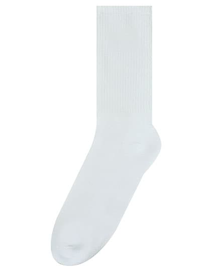 Sportsocken mit Druckfläche — White