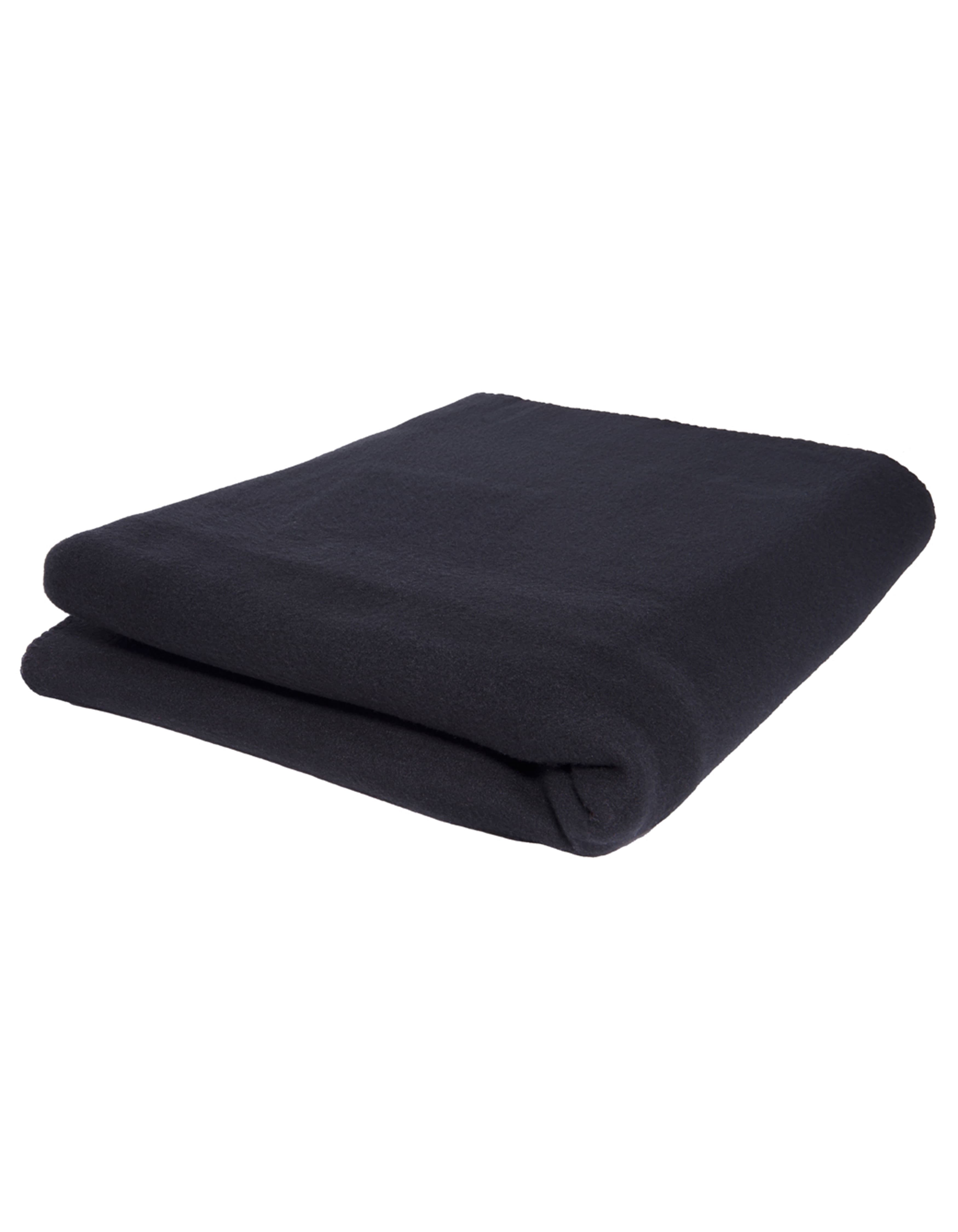 Fleece Decke — Black