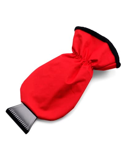 Eiskratzer mit XXL-Schutz-Handschuh — Red