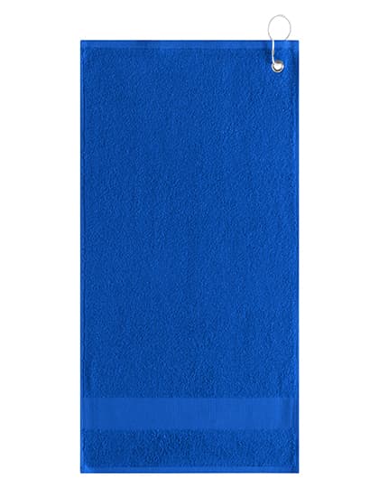 Golfhandtuch mit Aufhänger — Royal Blue