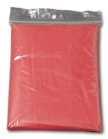 Regenponcho Oxford — Red