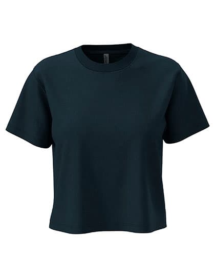 Women´s Heavyweight Boxy T-Shirt — Midnight Navy