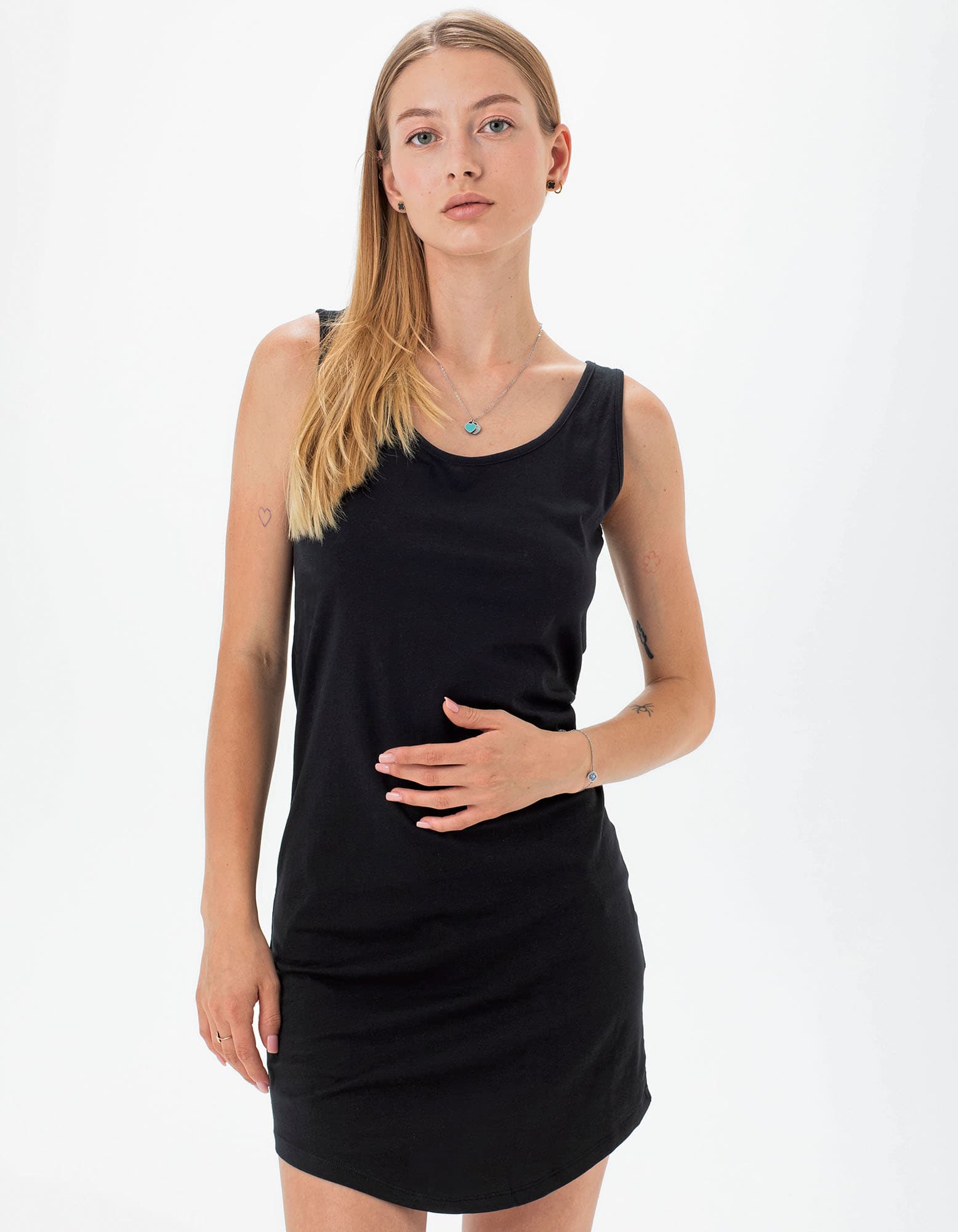 Curved Vest Dress
