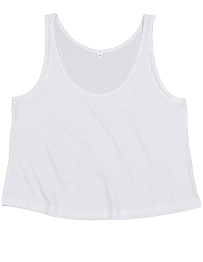 Women´s Organic Crop Vest — White