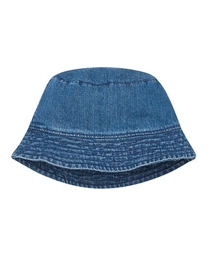 Adults Denim Bucket Hat — Denim Blue