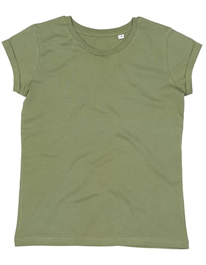 Women´s Roll Sleeve T — Soft Olive