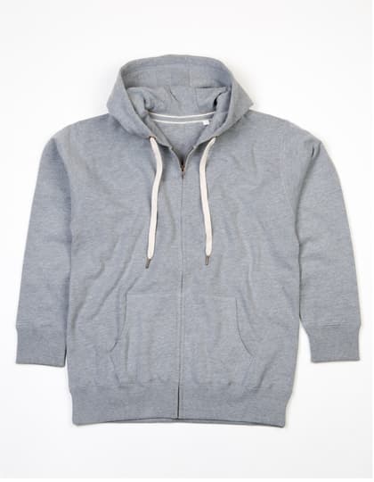 The Superstar Zip Through Hoodie — Heather Grey Melange