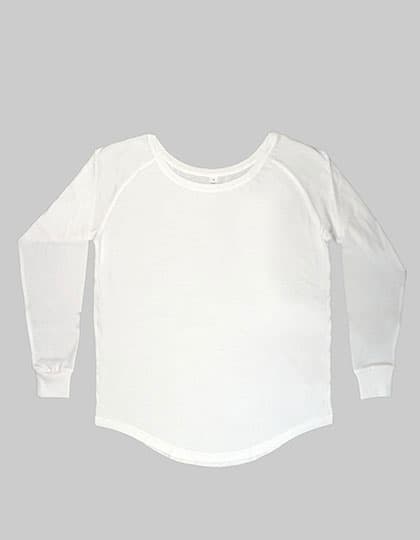 Women´s Loose Fit Long Sleeve T — White