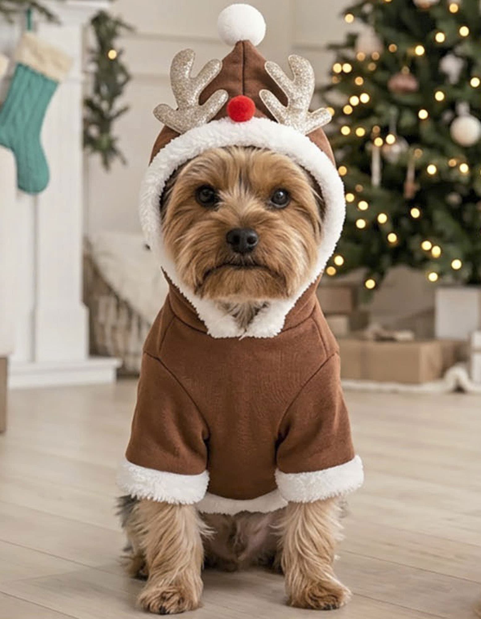 Dog Reindeer Hoodie