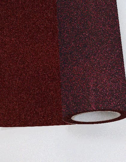 Poli-Flex® Pearl Glitter — Pearl Glitter Burgundy