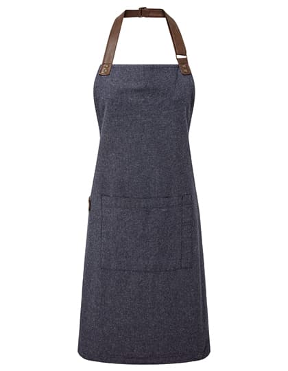 Annex Oxford Bib Apron — Navy (ca. Pantone 2380C)