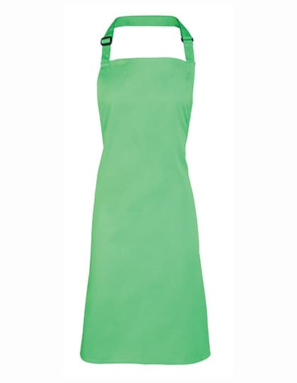 Colours Collection Bib Apron — Apple (ca. Pantone 360C)