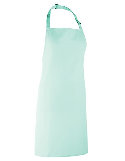 Colours Collection Bib Apron — Aqua (ca. Pantone 344C)