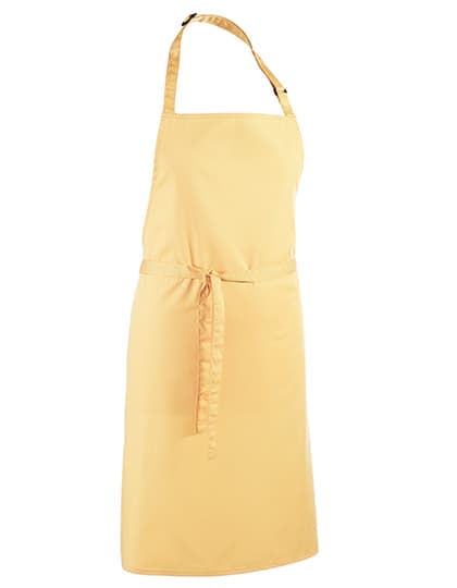 Colours Collection Bib Apron — Lemon (ca. Pantone 127C)