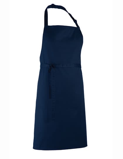 Colours Collection Bib Apron — Navy (ca. Pantone 2766C)