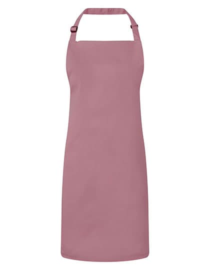 Colours Collection Bib Apron — Rose (ca. Pantone 5015C)