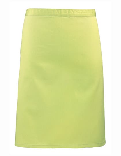 Colours Collection Mid Length Apron — Lime (ca. Pantone 382C)