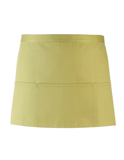 Colours Collection 3-Pocket Apron — Lime (ca. Pantone 382C)