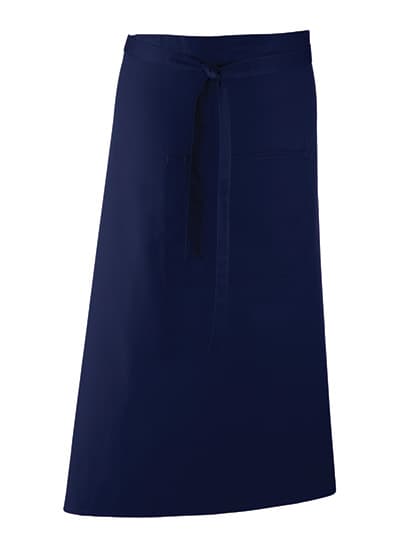 Colours Collection Bar Apron — Navy (ca. Pantone 2766C)