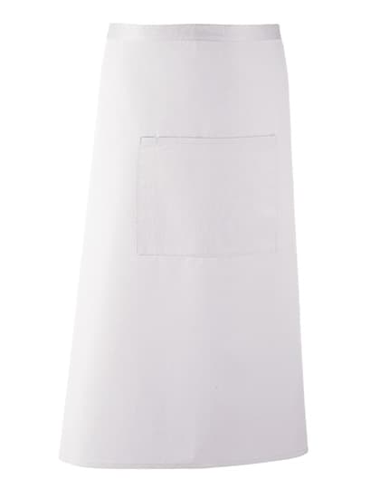 Colours Collection Bar Apron — White