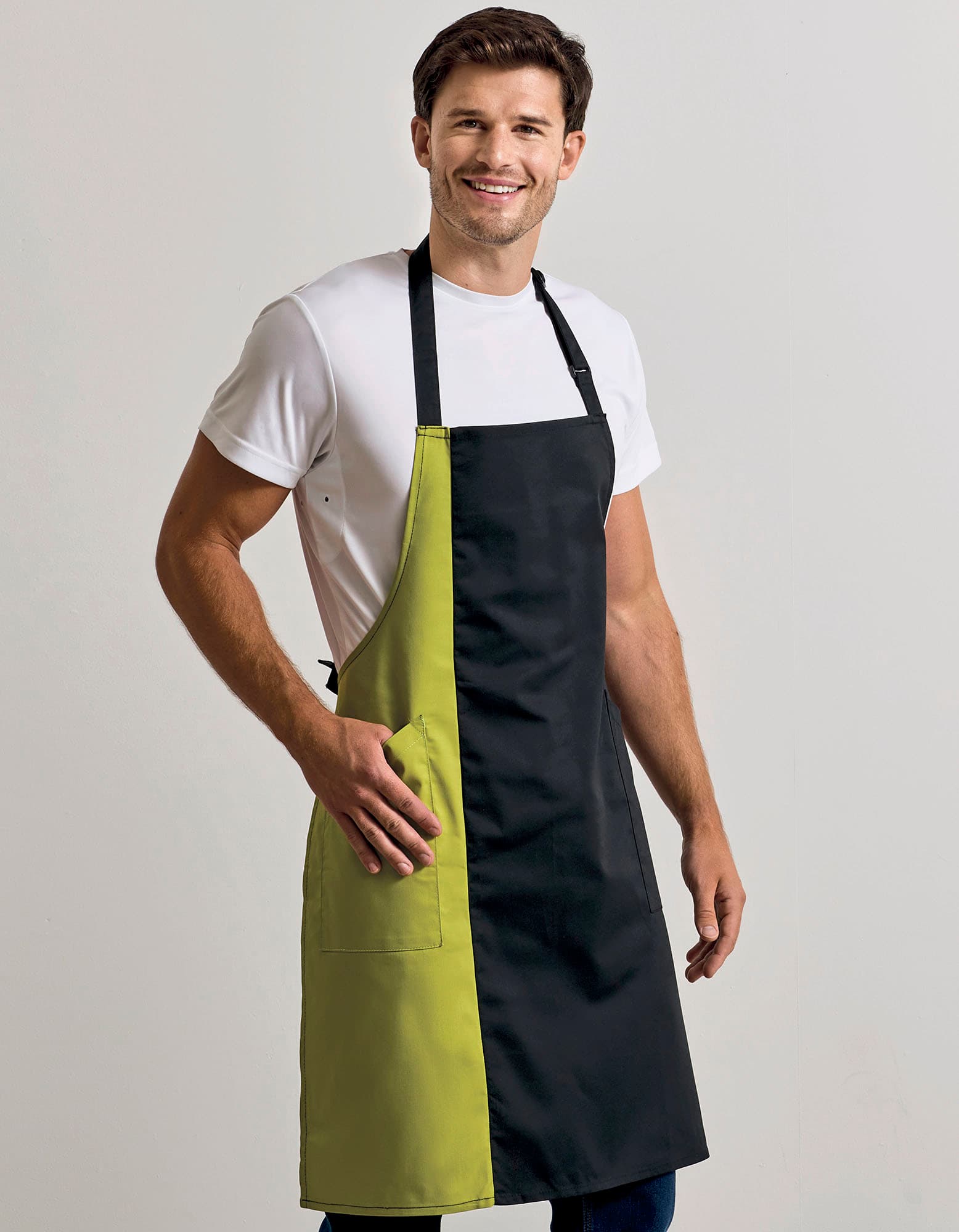 Colours Collection Contrast Bib Apron