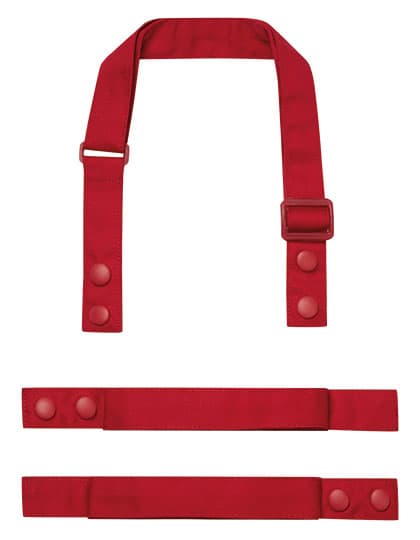 Colours Swap & Pop Apron - Strap — Red (ca. Pantone 201C)