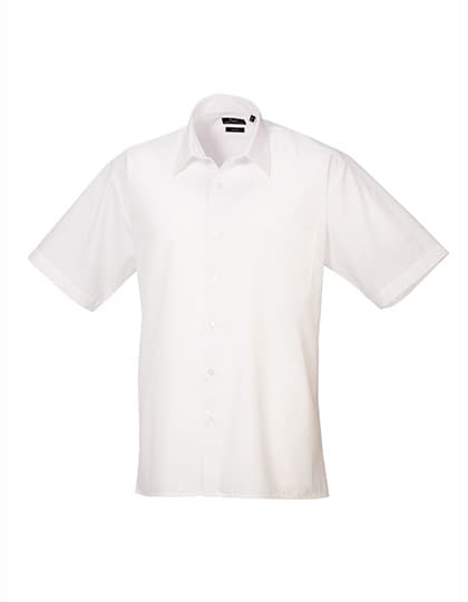 Men´s Poplin Short Sleeve Shirt — White