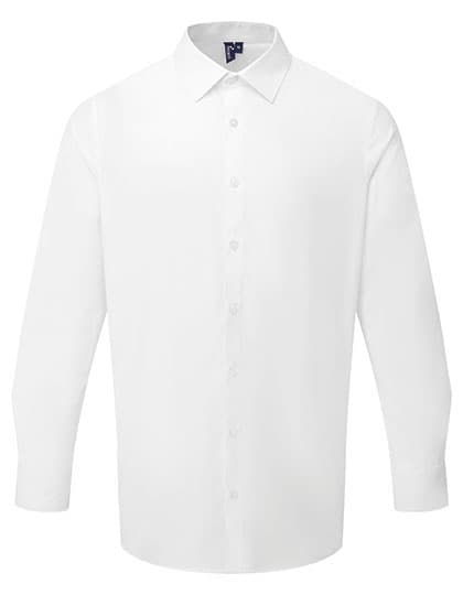 Men’s Long Sleeve ‘Recyclight’ Poplin Shirt — White