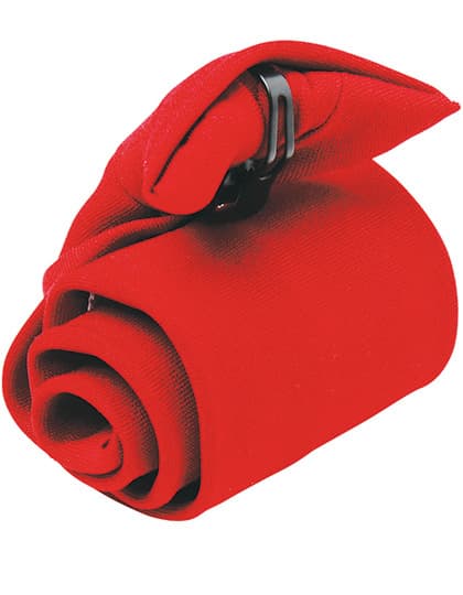 Clip-on Tie — Red (ca. Pantone 200C)