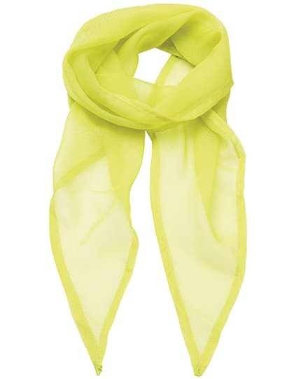 Women´s Colours Collection Chiffon Scarf — Lime (ca. Pantone 382C)