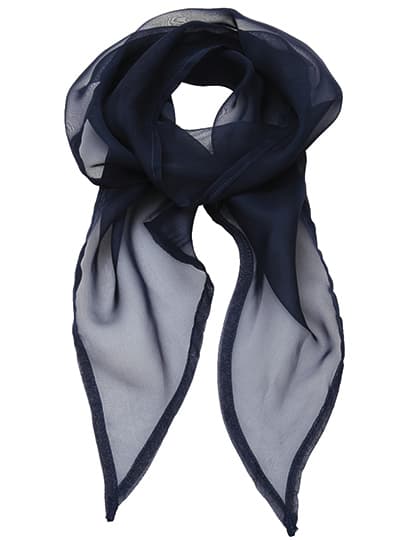 Women´s Colours Collection Chiffon Scarf — Navy (ca. Pantone 2766C)