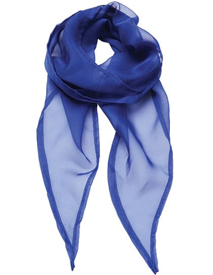 Women´s Colours Collection Chiffon Scarf — Royal (ca. Pantone 286C)