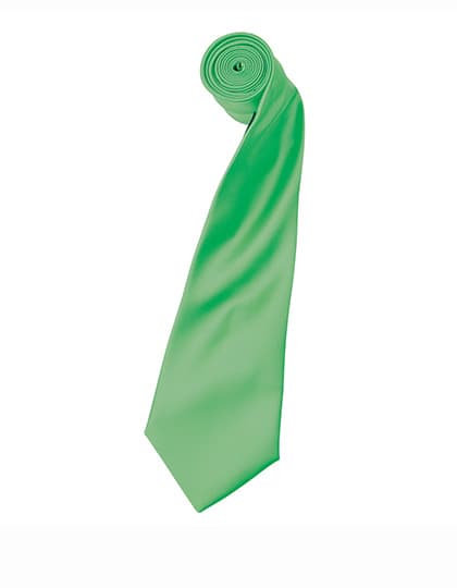 Colours Collection Satin Tie — Apple (ca. Pantone 360C)