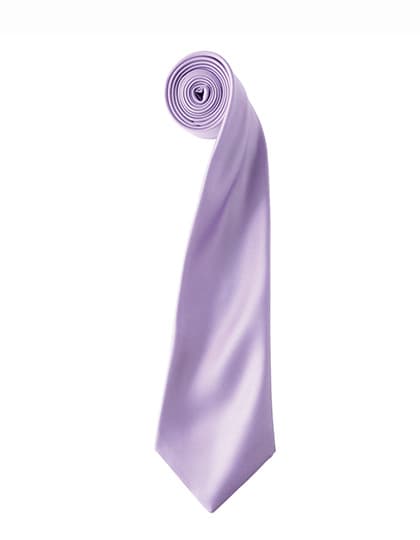 Colours Collection Satin Tie — Lilac (ca. Pantone 264C)