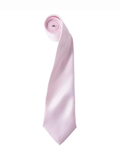 Colours Collection Satin Tie — Pink (ca. Pantone 1895C)