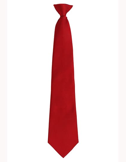 Colours Orginals Fashion Clip Tie — Red (ca. Pantone 199C)
