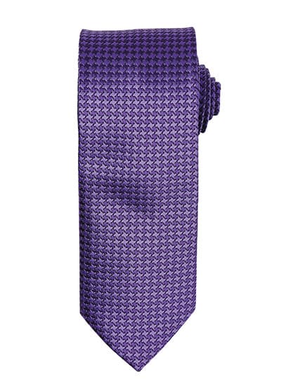Puppy Tooth Tie — Purple