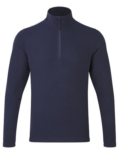 Unisex ´Recyclight´ 1/4 Zip Micro Fleece — Navy