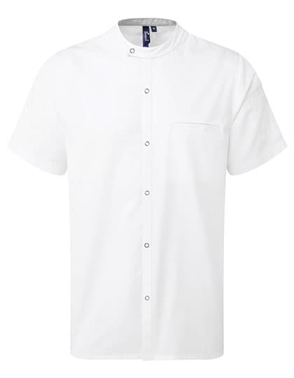 Chef´s Recycled Short Sleeve Shirt — White