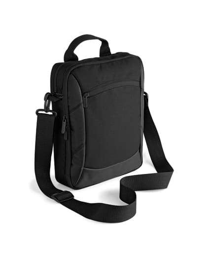 Executive Tablet Shoulder Bag — Black
