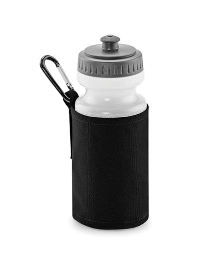 Water Bottle And Holder — Black