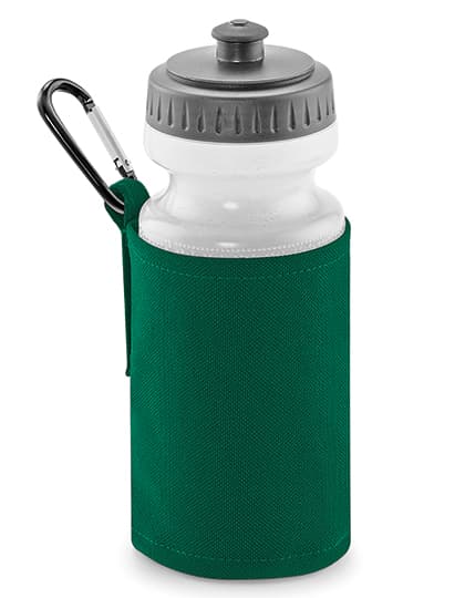 Water Bottle And Holder — Bottle Green