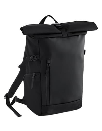 Zürich Roll-Top Backpack — Black