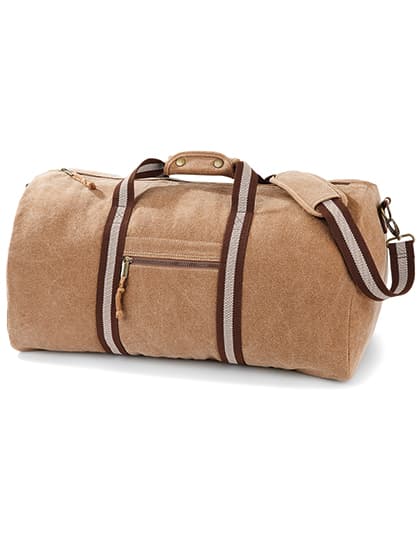 Vintage Canvas Holdall — Sahara